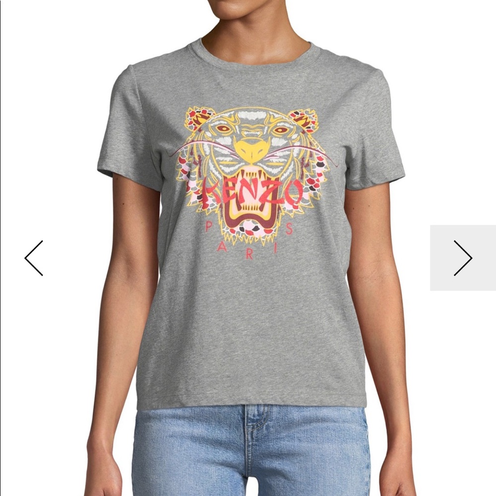 Kenzo dragon tiger logo short sleeve tee